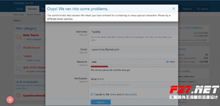 [5318.cm] [OzzModz] Block Registrations With Spam Like Email Addresses