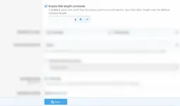 [5318.cm] Minimum thread title length