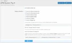 [5318.cm] [XTR] Random Tips