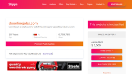 [5318.cm] Slippa - Domains，Website，App & Social Media Marketplace PHP Script