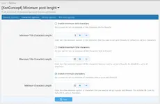 [5318.cm] [XenConcept] Minimum post length