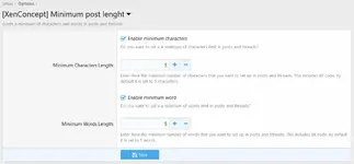 [5318.cm] [XenConcept] Minimum post length