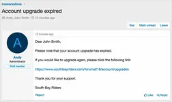[5318.cm] Andy User upgrade expired reminder