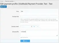 [5318.cm] [OzzModz] Test Payment Provider