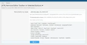[5318.cm] [XTR] Remove Editor Toolbar or Selected Buttons
