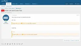 [5318.cm] [XTR] Hide Links and Codes