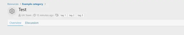 [5318.cm] [UH] XFRM Tags In Discussion