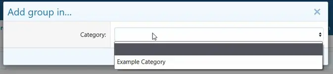 [5318.cm] [OzzModz] Category Select Dropdown for [tl] Social Groups