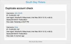 [5318.cm] Andy Duplicate account check