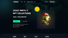 [5318.cm] Bithu - NFT Minting/Collection with Smart Contract (React JS+Solidity)