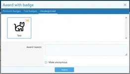 [5318.cm] [OzzModz] Content Badges: DBTech Credits Integration