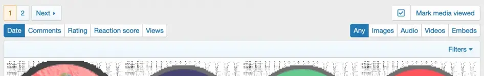 [5318.cm] [cXF] Media Filter Buttons