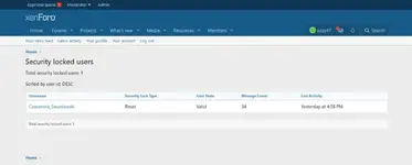 [5318.cm] [OzzModz] List Security Locked Users