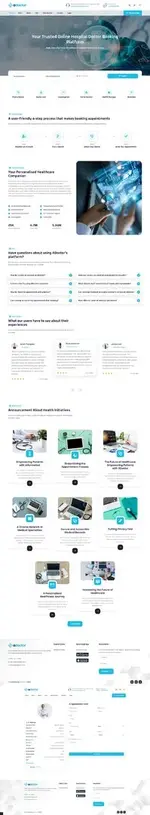 [5318.cm] ADoctor - Hospital Doctor Booking Android and iOS App | Website | Admin Panel