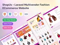 [5318.cm] ShopUs - Laravel Multivendor Fashion eCommerce Website