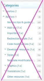 [5318.cm] [XB] XFRM: Remove Sidenav Categories