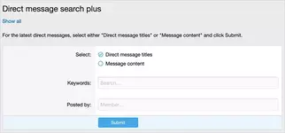 [5318.cm] Andy Direct message search plus