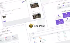 [5318.cm] BeePost - AI Social Media Management & Content Creation SaaS with Subscription System