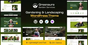 [5318.cm] Greenaura - Gardening & Landscape WordPress Theme