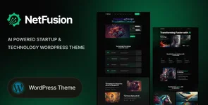 [5318.cm] NetFusion - AI Powered Startup & Technology WordPress Theme