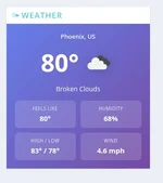[5318.cm] Weather Widget