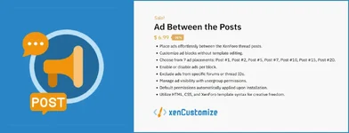 [5318.cm] [XenCustomize] Ad Between The Posts