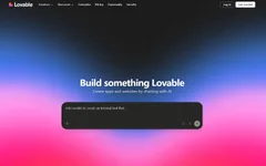 Lovable 用AI快速构建应用与网站 无代码应用开发平台