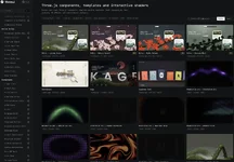 Three.js 组件、模板以及交互式着色器