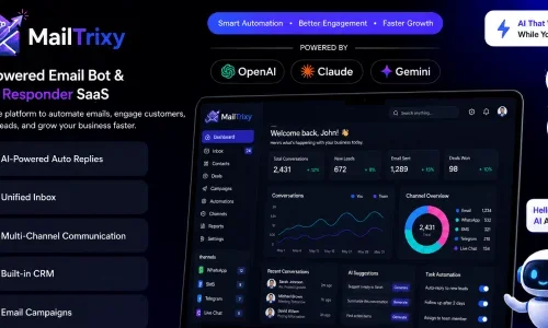 MailTrixy – AI-Powered Email Bot & Auto Responder SaaS